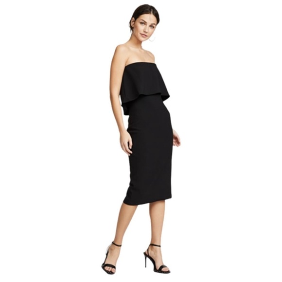Likely Black Driggs Strapless Midi Dress - Picture 4 of 10